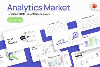 Analytics Market Slides PowerPoint Template